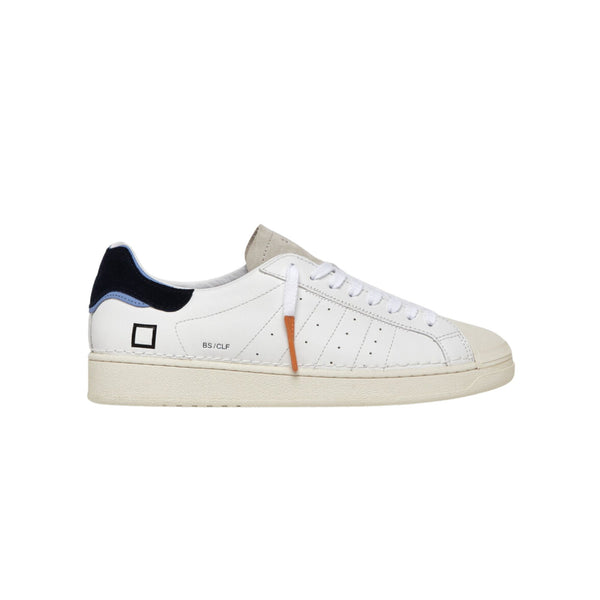 D.A.T.E. Sneakers Sneakers Uomo bassa in pelle Bianco blu - Francavilla Moda